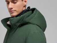 Утепленная куртка с воротником-стойкой