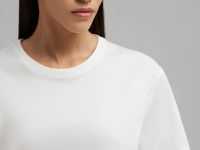 Футболка свободного кроя из мерсеризованного хлопк