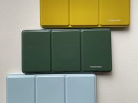 Пенал для акварели Potentate, 225х105х16 мм.,металл. желтый