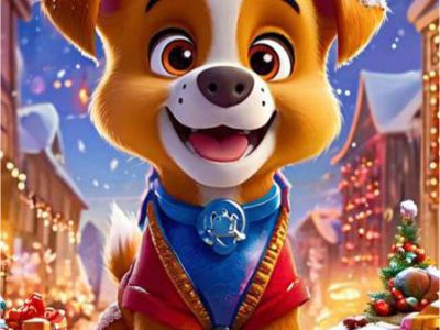 Новогодняя елка «Новогодние приключения щенков»