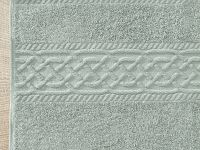 Полотенце махровое Констанца/Costanza, зеленое