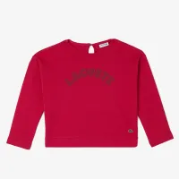 Детская хлопковая футболка Lacoste