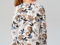 Фуфайка трикотажная для девочек (футболка с длинными рукавами)