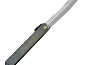 Нож складной Higonokami, сталь AoGami, рукоять нержавеющая сталь, черный