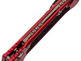 Автоматический нож Microtech LUDT Gen III, сталь M390, рукоять алюминий, бордовый