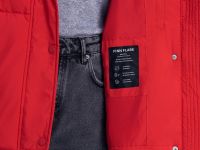 Утепленная куртка свободного силуэта