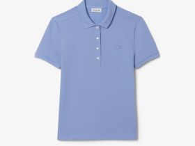 Женское поло Lacoste приталенного кроя из эластичного хлопка