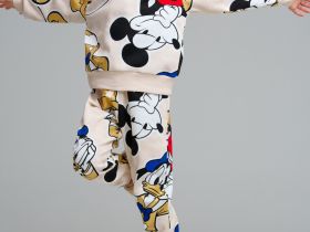 Комплект трикотажный для девочек: толстовка, брюки