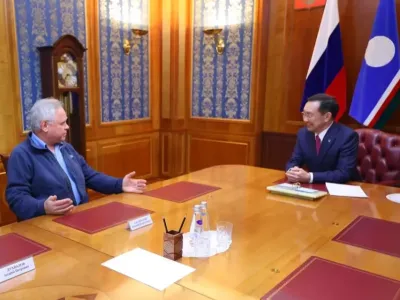 Айсен Николаев встретился с Евгением Касперским