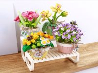 1674_MK Конструктор Цветы в кашпо
