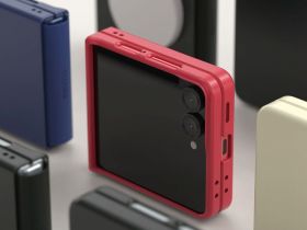 Чехол Araree Aero Flex M для Galaxy Z Flip7 розовый