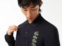 Мужское поло Lacoste L.12.12 с длинным рукавом