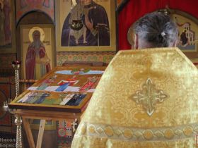 В Спасском мужском монастыре освятили икону Якутского казачьего полка