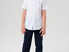 Сорочка текстильная для мальчиков (slim fit)