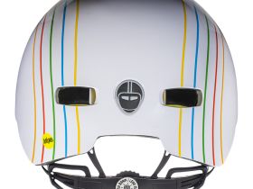 Nutcase Шлем защитный Nutcase Street Pinwheel, цвет Белый-Синий, ростовка S