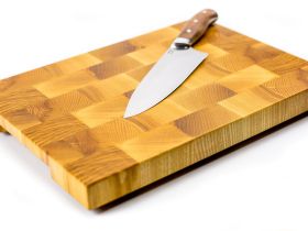 Доска разделочная торцевая, ясень, 27х37х3 см