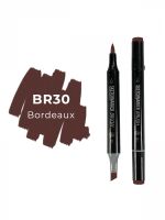 Маркер двухсторонний на спиртовой основе Sketchmarker Brush Цвет Бордо