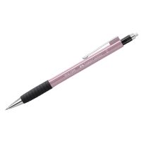 Карандаш механический Faber-Castell "Grip 1345" В, 0,5 мм, грип, с ласт., дымчато-розовый