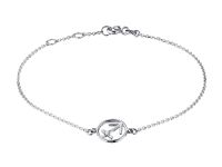 Браслет из серебра с бриллиантом э0601бр06210519