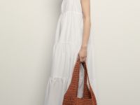 Сарафан из хлопка длины миди