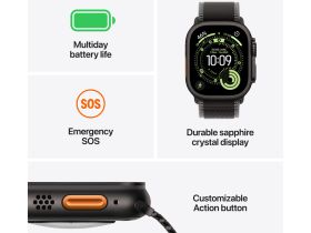Смарт-часы Apple Watch Ultra 3 49mm Black Titanium Case with Black Alpine Loop (M)
