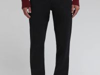 Брюки прямого кроя из хлопка