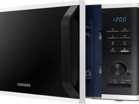 Микроволновая печь Samsung MG23K3515AW/BW с грилем, 23 л белый