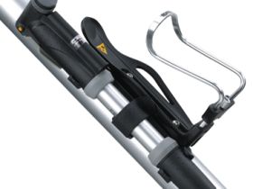 Насос со встроенным манометром Topeak Mini Dual G (черный / серебристый)