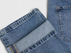 Прямые джинсы Straight, Синий