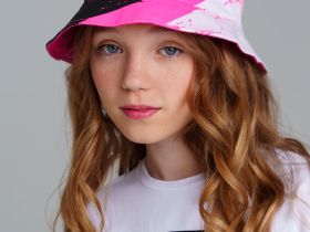 Панама текстильная для девочек