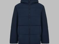 Утепленная куртка с капюшоном