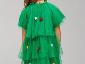 Платье трикотажное для девочек