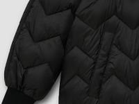 Пальто утепленное с воротником-стойкой