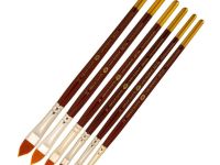 Кисть синтетика №12 кошачий язык "Decola"