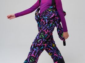 Комбинезон текстильный с полиуретановым покрытием для девочек