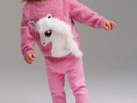 Джемпер детский трикотажный для девочек