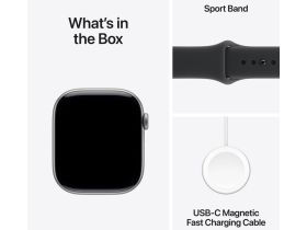 Смарт-часы Apple Watch Series 11 46mm Space Gray Aluminium Case with Black Sport Band (S/M)