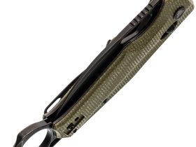 Складной нож Trivisa Sagitta-04G, сталь 14C28N, рукоять микарта