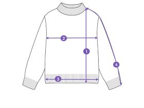 Свитер трикотажный для девочек