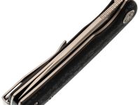Складной нож Petrified BELUGA, сталь 14C28N, рукоять Carbon Fiber