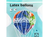 Набор воздушных шаров MESHU "Honey bunny" М12/30 см, 50 шт, пастель, ассорти