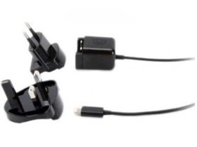 Сетевое зарядное устройство Griffin PowerBlock 5W 1A Lightning 90 см (черный) GA36560