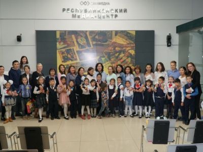 Первоклассники сотрудников НВК «Саха» отметили День знаний в Доме печати