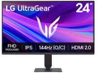 Монитор 23,8" LG UltraGear 24G411A-B 1920x1080, 16:9, IPS, 250cd/m2, 5мс, 178/178, HDMI, DP, 144Hz, VESA, Tilt, violet-gray