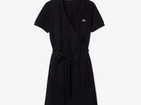 Платье Lacoste с поясом из ткани Пике