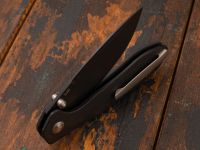 Складной нож CJRB Scoria, сталь AR-RPM9, Black G10