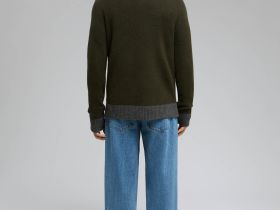 Джемпер полуприлегающего силуэта