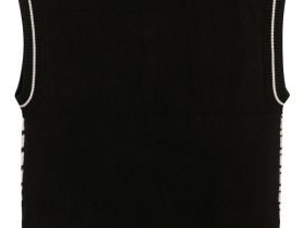 Жаккардовый жилет для девочки