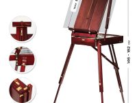 Этюдный ящик Pinax FE-3BR двусторонний, "красное дерево", большой, бук