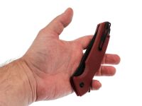 Складной нож Mr.Blade Hellcat, сталь VG-10, рукоять burgundy G10